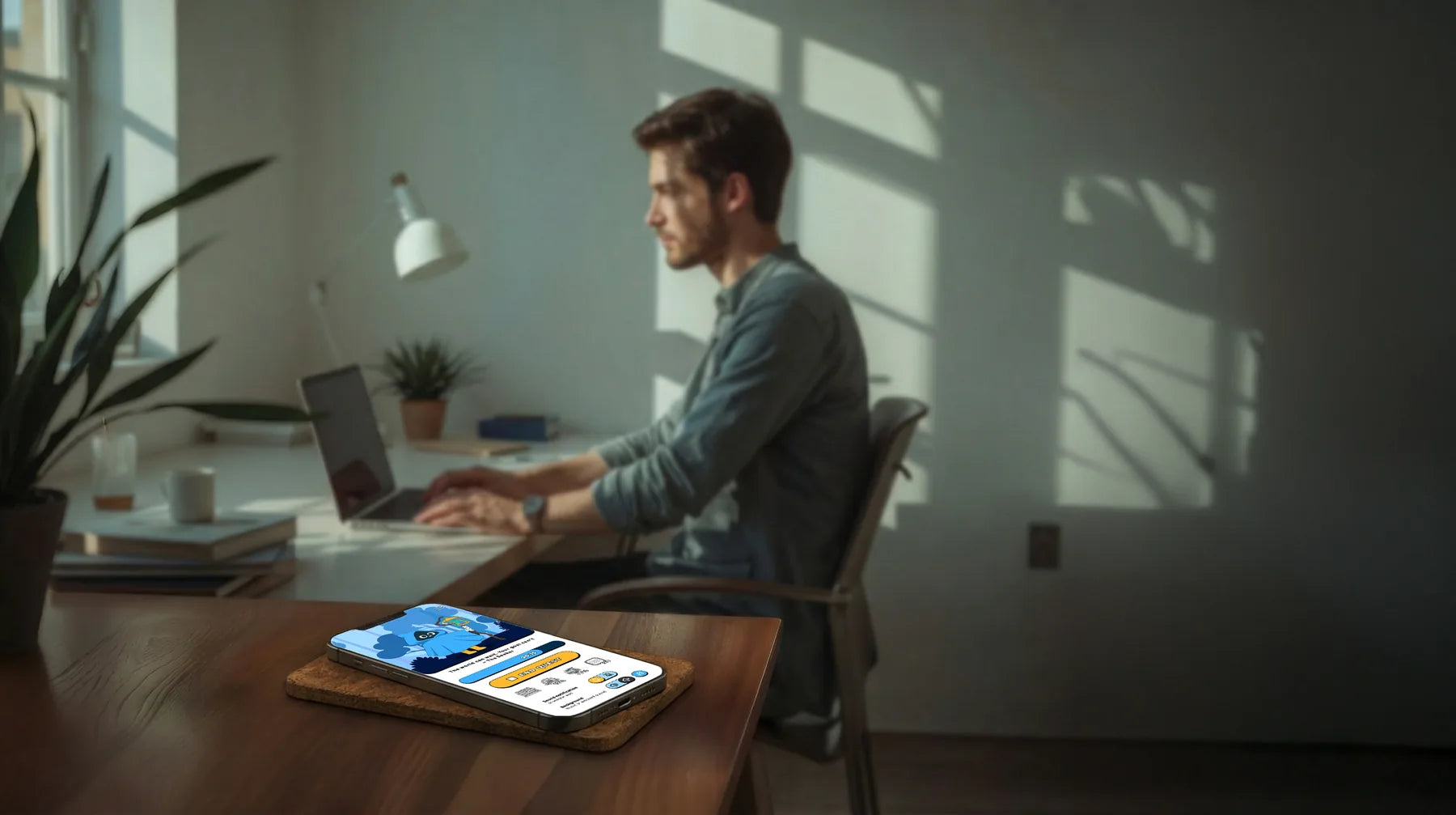 Humanodoro Pad on desk